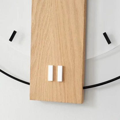 Skorter | SilentOak – Minimalist Wooden Wall Clock with Silent Movement