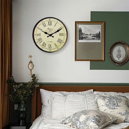 Skorter | Wall Clock - Classic French Design - Silent Quartz Movement