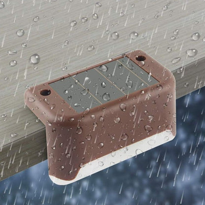 Skorter | Solar Step Light - Waterproof LED Outdoor Lighting for Pathways, Decks, and Stairs - Solar Powered Garden Illumination