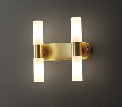Skorter | EliteLume – Minimalist Gold Wall Lamp with Energy-Efficient LED