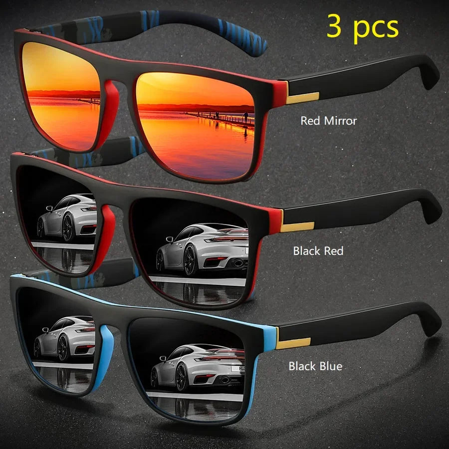 Skorter | Square Sports Sunglasses UV400 Unisex Fishing & Driving Eyewear