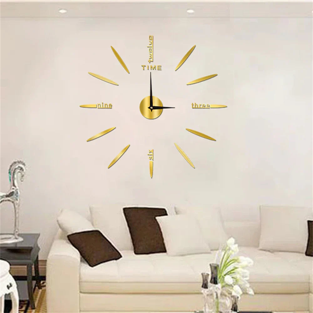 Skorter | New large unique style acrylic wall clock