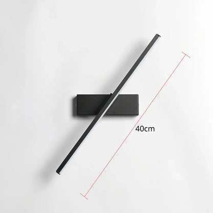 Skorter | Modern roterande sänglampa för sovrummet - Justerbar LED-vägglampsockel