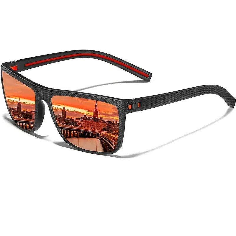 Skorter | Square Polarized Sunglasses UV Protection Lightweight Frame for Men & Women