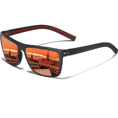 Skorter | Square Polarized Sunglasses UV Protection Lightweight Frame for Men & Women