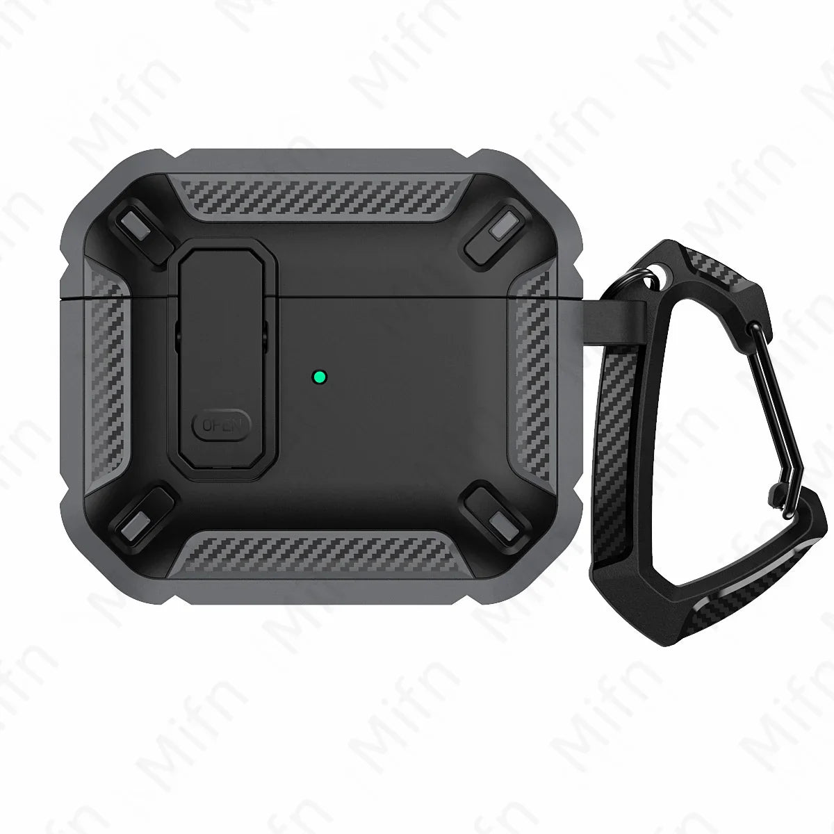 Skorter | Camouflage Gray Secure Lock AirPods Case