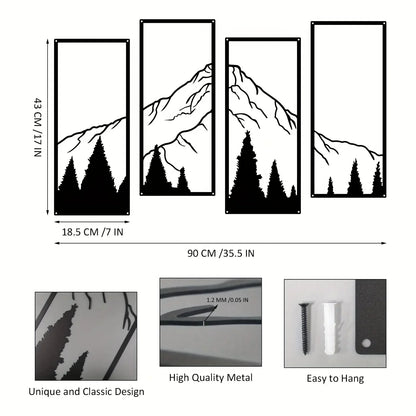 Skorter | Mountain Frame Unique Wall Art
