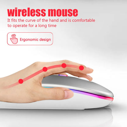 Skorter | RGB Rechargeable Bluetooth Wireless Gaming Mouse - LED Backlit