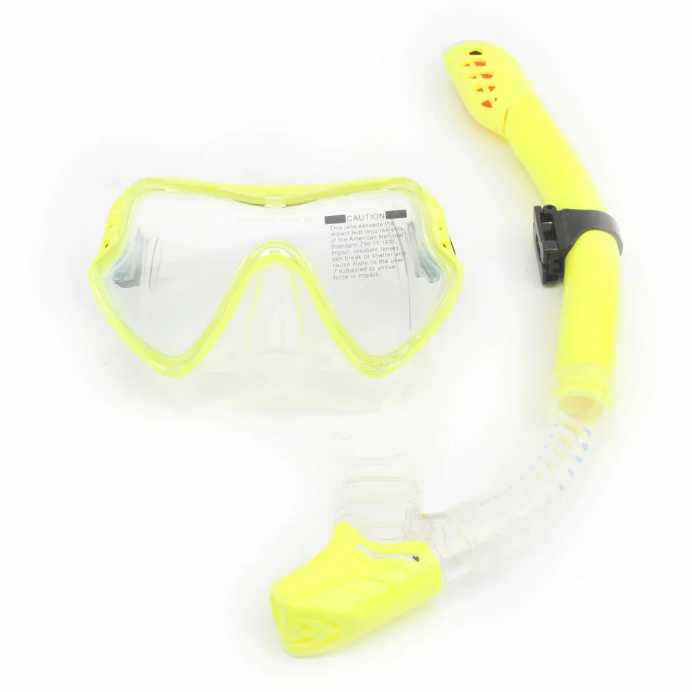 Skorter | Adult Unisex Snorkel Diving Mask Set with Goggles