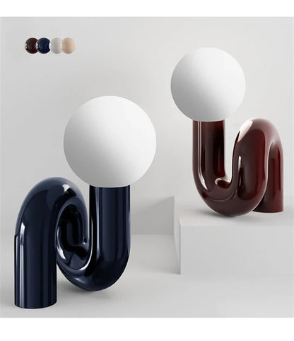 Skorter | Resin Curl Lamp