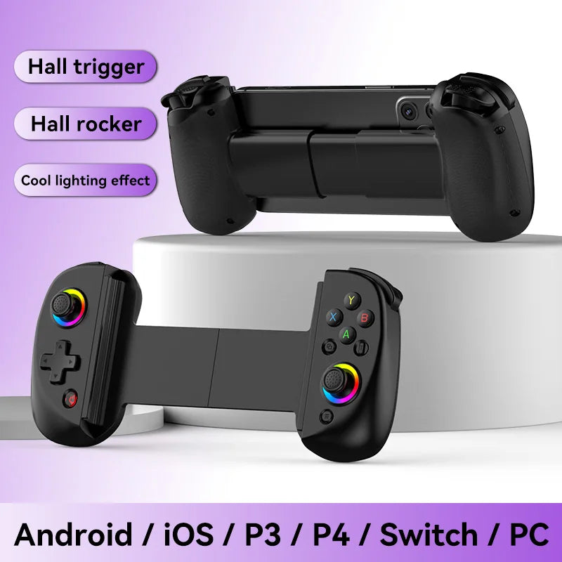 Skorter | BSP D8 RGB Wireless Tablet Controller with Bluetooth Stretching Joystick for Switch Gaming