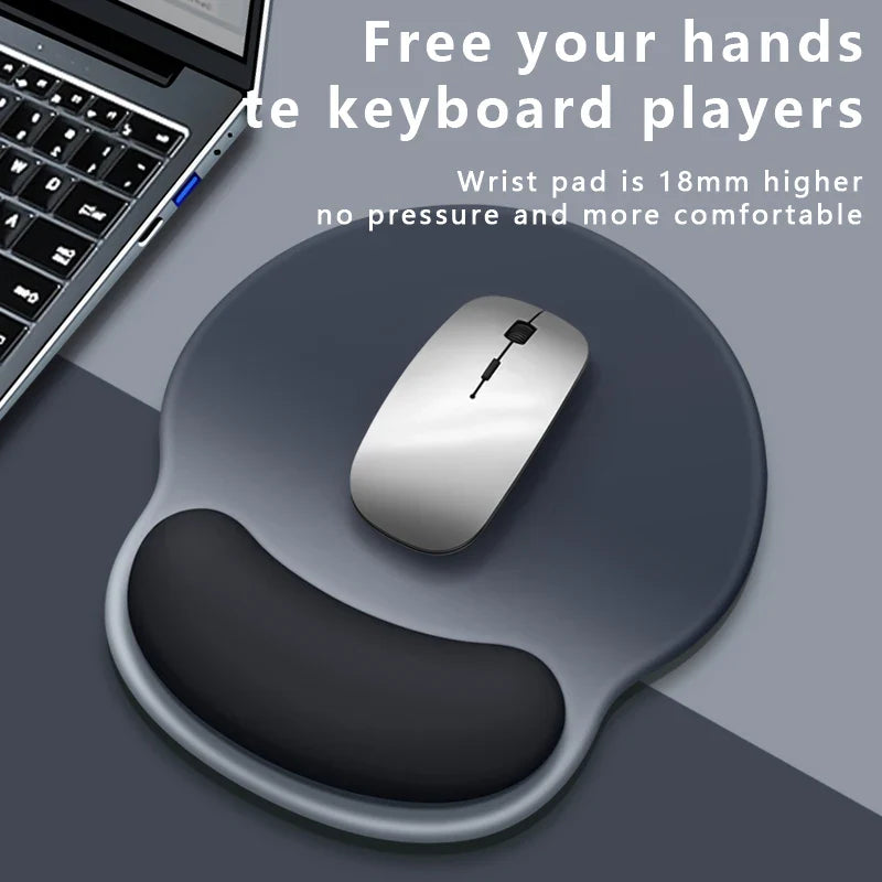 Skorter | Ergonomic Mouse Pad with Wrist Support & Anti-Slip Silicone Base