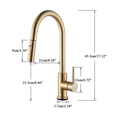 Skorter | AquaTurn – 360° Swivel Kitchen Faucet with Flexible Handle
