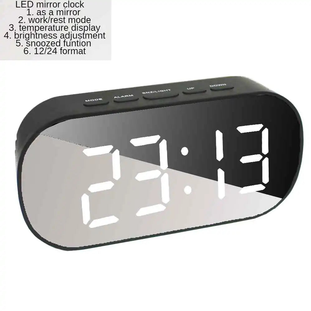 Skorter | Curved Screen Digital Alarm Clock
