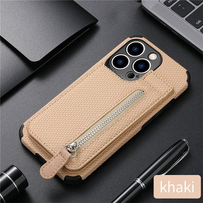 Skorter | Vegan Leather Wallet Case for iPhone