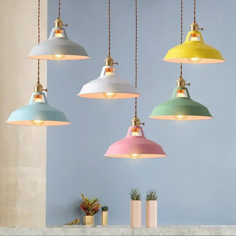 Skorter | Colorful hanging pendant lighting for kitchen restaurant – Adjustable hanging pendant lighting