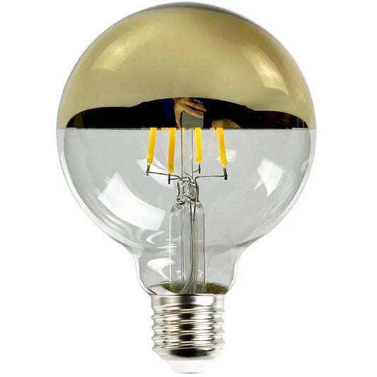 Skorter | RetroGlow - Vintage LED Table Lamp with Wooden Base, Dimmable and Warm Light