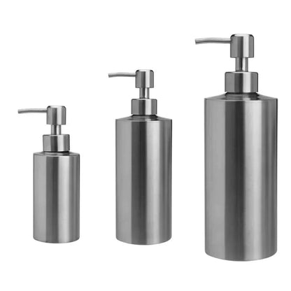 Skorter | Elegant Stainless Steel Hand Pump Soap Dispenser 250ml/350ml/550ml