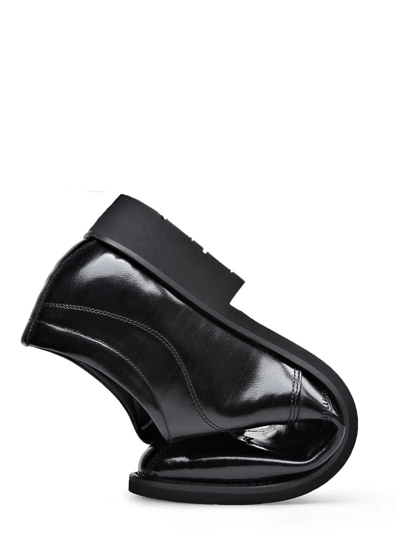 Skorter | Men's Leather Shoes Stylish Men's Shoes Pointed Oxford Wedding Leather Men's Dress Shoes Gentleman Office Man Shoe