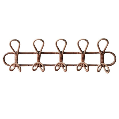 Skorter | Children's Perennial Rattan Wall Hook Organizer - 3 & 5 Hooks