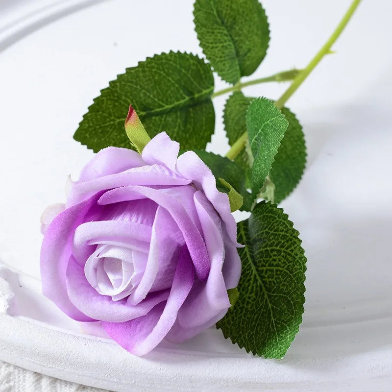 Skorter | 20 pieces Realistic Velvet Silk Rose Bouquet