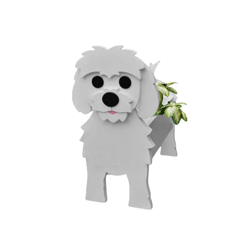 Skorter | Flower Pot - Pawsome - Dog Plant Container - Various Breeds