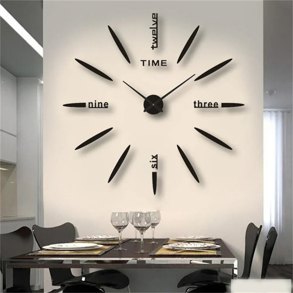 Skorter | New large unique style acrylic wall clock