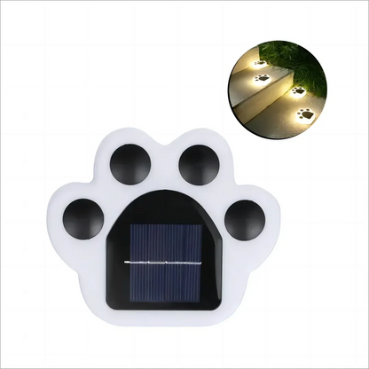 Skorter | Glowing Paw LED Solar Pathway Outdoor Lights