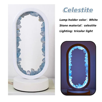 Skorter | AuraStone | Natural Calming Amethyst Serenity Lamp