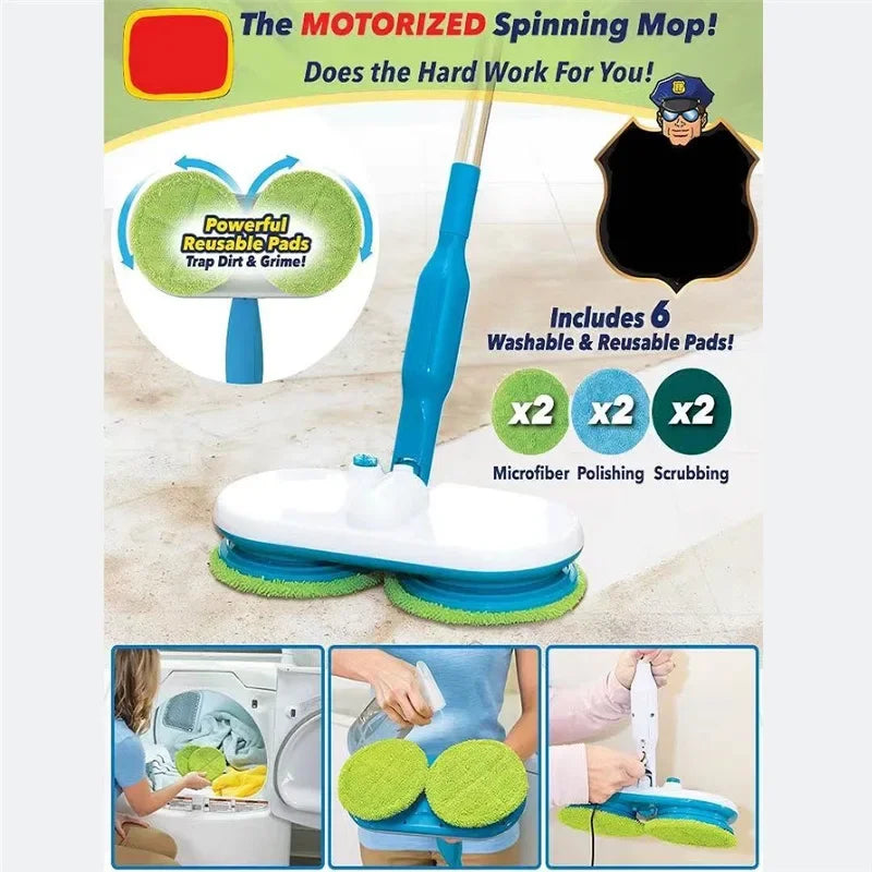 Skorter | Cordless Electric Mopping Mop With Reusable Pads