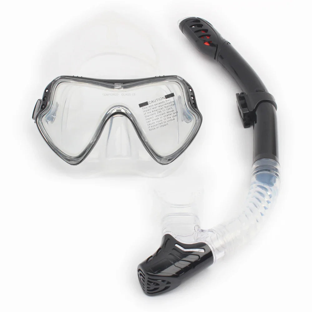 Skorter | Adult Unisex Snorkel Diving Mask Set with Goggles