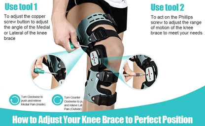 Skorter | ArthroGuard™ | Osteoarthritis Unloader Knee Brace | Medial & Lateral Support | Bone-on-Bone Arthritis Relief for Pain Management