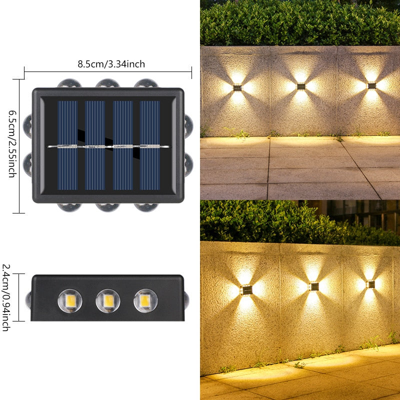 Skorter | SolarVibe – Sustainable Solar Wall Light for Modern Outdoors