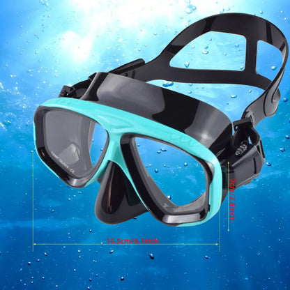 Skorter | Snorkel Mask with Wide View Tempered Glass Lens