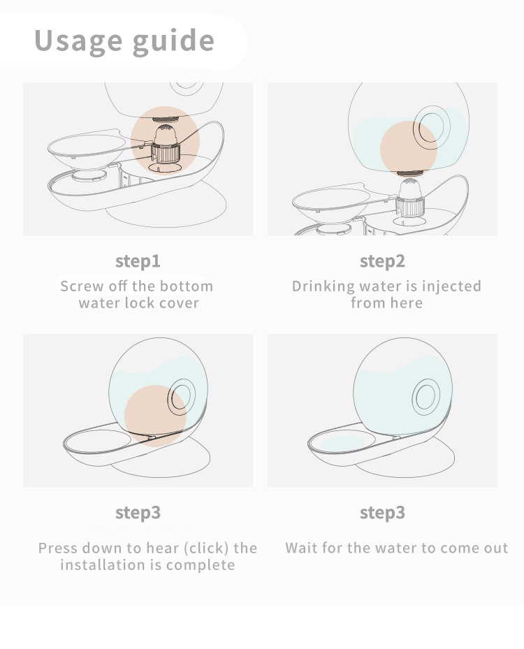 Skorter | AquaPoes Fountain – Automatic Drinking Fountain for Cats and Dogs with Stainless Steel Reservoir