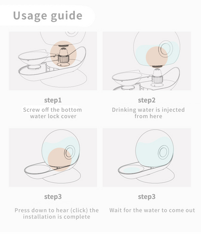 Skorter | AquaPoes Fountain – Automatic Drinking Fountain for Cats and Dogs with Stainless Steel Reservoir