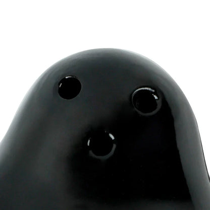 Skorter | Cute Embracing Ghosts Black and White Ceramic Salt and Pepper Mill