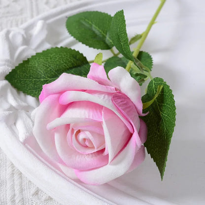 Skorter | 20 pieces Realistic Velvet Silk Rose Bouquet