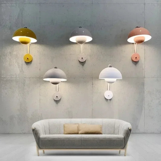 Skorter | NordicGlow - Minimalist Multi-color LED Wall Lamp for Bedroom and Living Room
