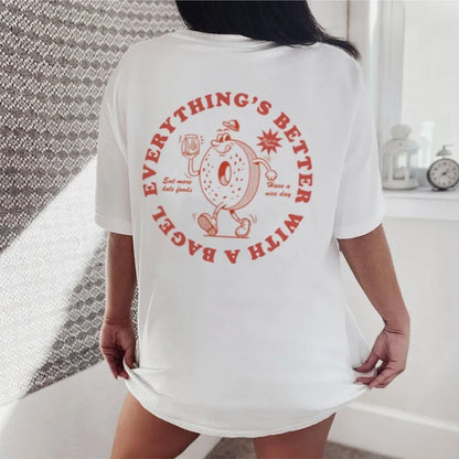 Skorter | Everything is better with a Bagel T-Shirt