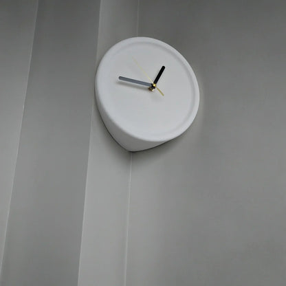 Skorter | SilentCorner - Silent Wall Clock without Drilling for Corners in the House