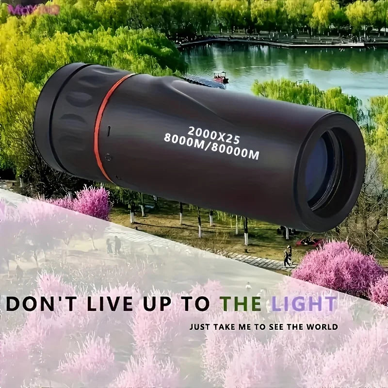 Skorter | 2000x25 HD Monocular Telescope - Compact & Portable Scope for Hunting