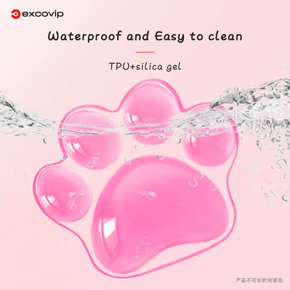 Skorter | Ergonomic Cat Paw Silicone Mouse Wrist Rest - Soft Cushion for Pain Relief