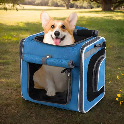 Skorter | Expandable Pet Bike Basket – Comfortable & Safe Bicycle Carrier for Small Dogs and Cats