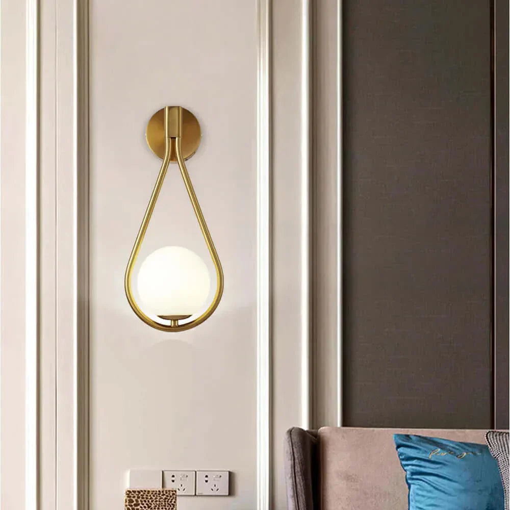 Skorter | Drop Luxury Glass Ball Wall Light