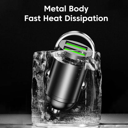 Skorter | 200W Mini Dual Ports USB Car Charge - Fast Charging