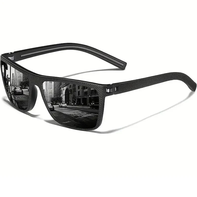 Skorter | Square Polarized Sunglasses UV Protection Lightweight Frame for Men & Women
