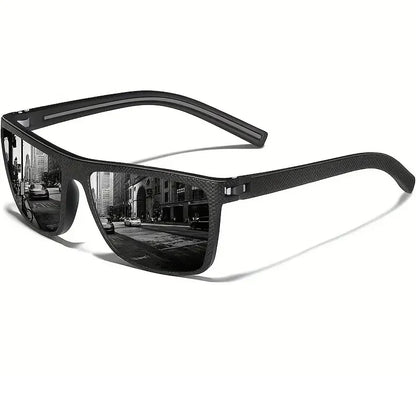 Skorter | Square Polarized Sunglasses UV Protection Lightweight Frame for Men & Women