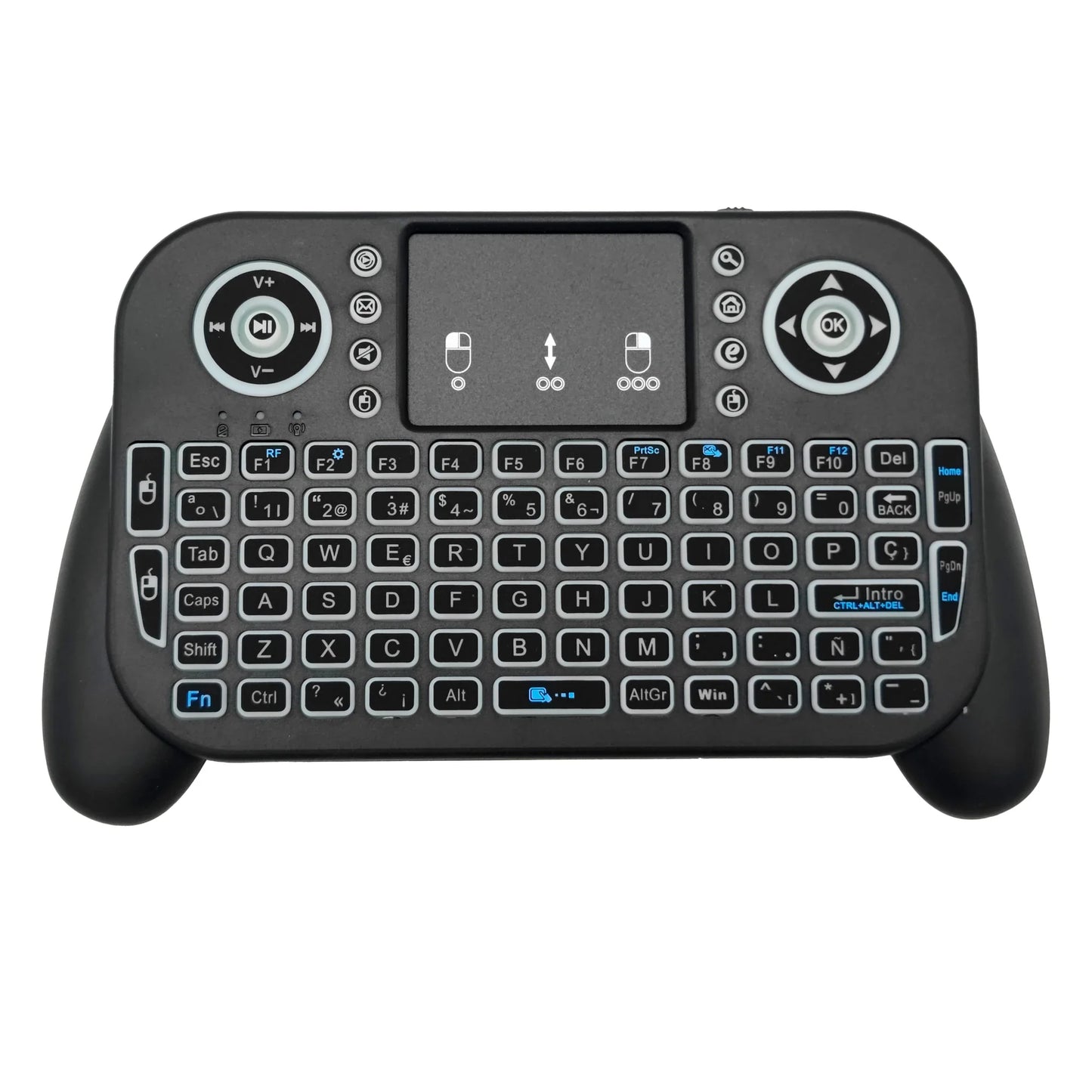 Skorter | V8 Mini Wireless Keyboard - 7 Color Backlit
