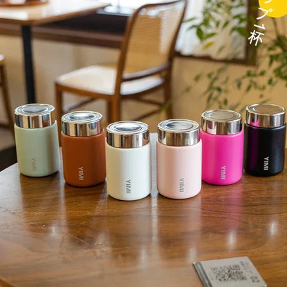 Skorter | 230ml Mini 316 Stainless Steel Portable Thermos - Pocket Vacuum Bottle